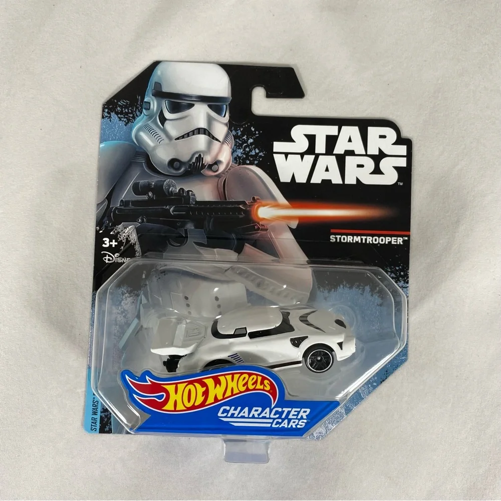 2014 Star Wars Hot Wheels Die Cast - Stormtrooper and General Grievous